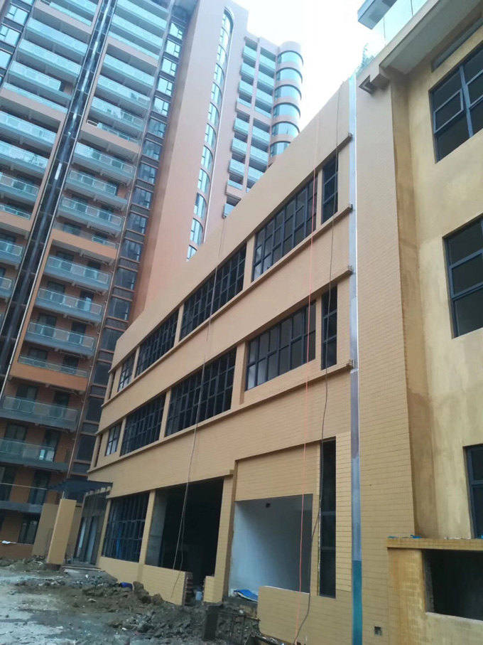 外墻清洗、外墻保潔現(xiàn)場